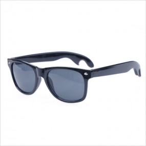 Schwarze Sonnenbrille UV400 mit Flaschenöffner mit Ihre...