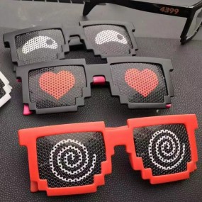 Lochbrille Pinehole Fanbrille Fussball Brille Länderbri...